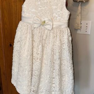 American Princess Girls Ivory Lace Dress Party Wedding Flower Girl‎ 6X